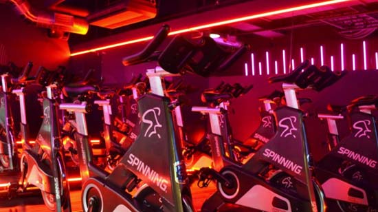 Fitness First Hammersmith RED LED Tape